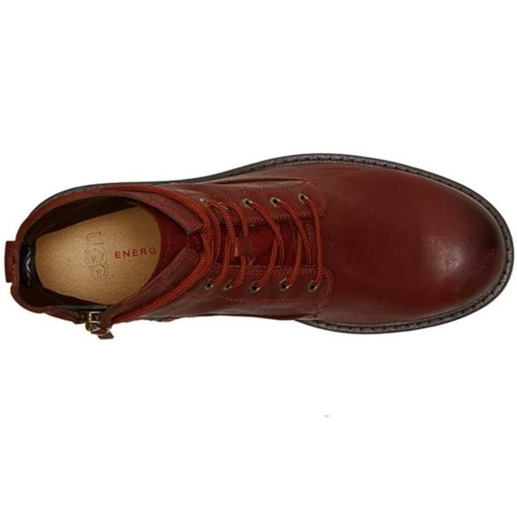 UGG Mens Morrison Lace Up Leather Ankle Boots - Picture 4 of 5